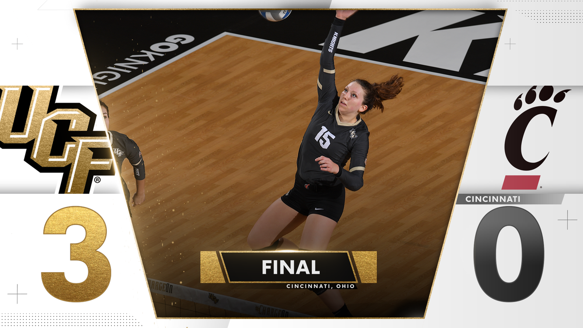 UCF_Volleyball's tweet photo. Back-✌️-Back Sweeps ⚔️ 

#ChargeOn https://t.co/STFpOXroMm