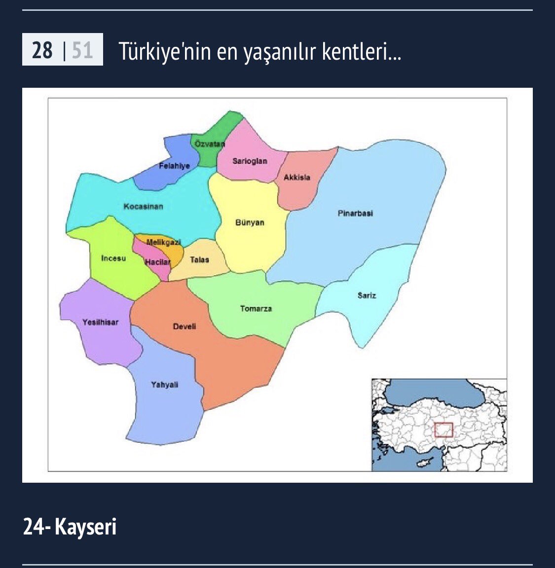 İŞTE 2017'DE TÜRKİYE'NİN EN YAŞANABİLER ŞEHİRLERİ.
ANKARA 1.👏
İSTANBUL 5.
İZMİR 9.
KAYSERİ 24.
DEMİŞTİK YA.
ÇOK GÜZELSİN ANKARA👏
BİRİNCİSİN👏