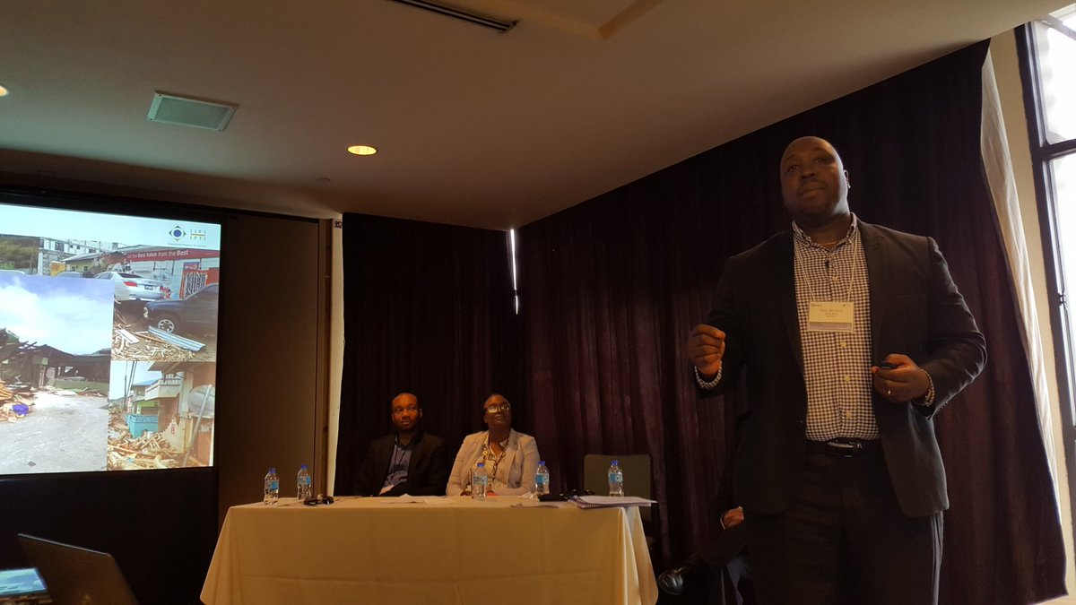 CarmelLHaynes's tweet photo. Past and present leaders of #TTIFMA speaking about the role of FM in property strategy for HR, PM and BCM risk responses at the #IPTI #RICSCaribbean Conference @tntifma @ricsamericas https://t.co/rb1vEc1iiG