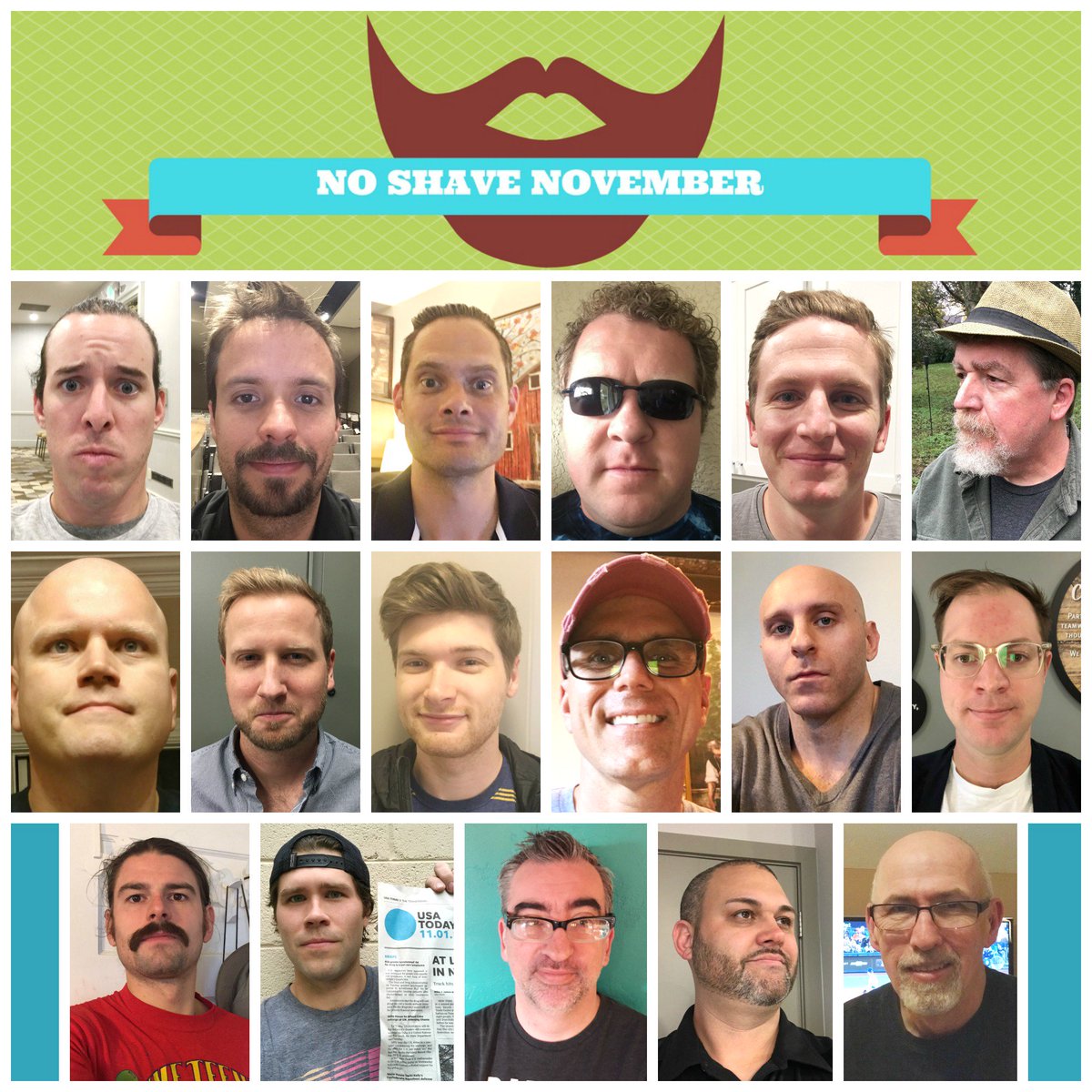 APLiveAV's tweet photo. Gentlemen, start your whiskers! Our NO SHAVE NOVEMBER competition is off and growing!
#NoShaveNovember #Movember #BeardsofaFeather #LEDwalls https://t.co/0bMAP80ctr