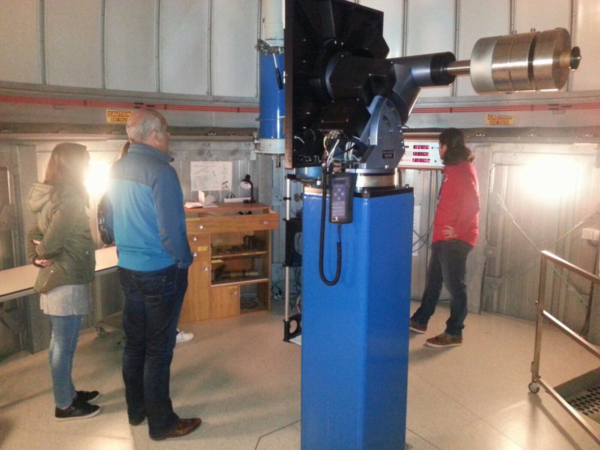 AstroRoque's tweet photo. A few pics from the visit to the optical observatory @RUastro
#RUopenday @Radboud_Uni https://t.co/YpJ9miLSOZ