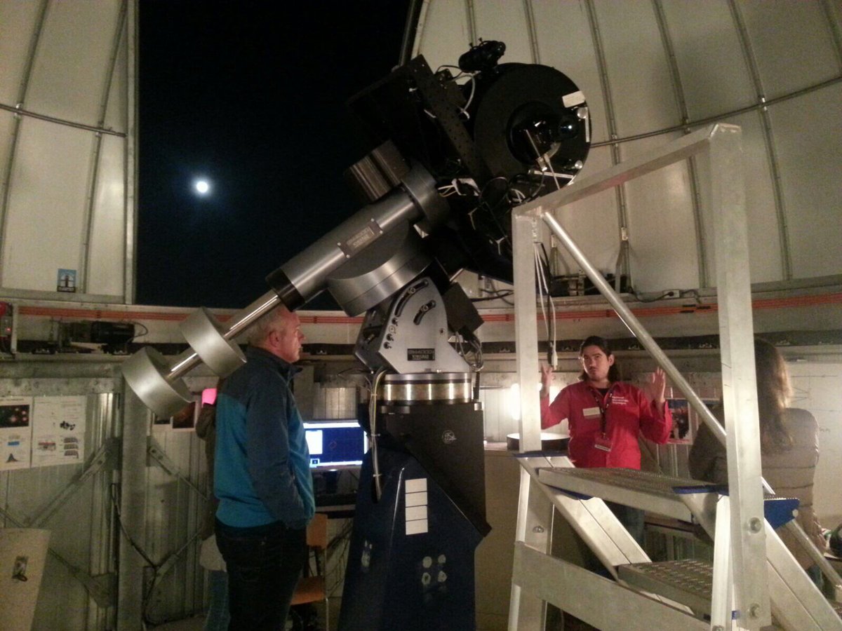 AstroRoque's tweet photo. A few pics from the visit to the optical observatory @RUastro
#RUopenday @Radboud_Uni https://t.co/YpJ9miLSOZ
