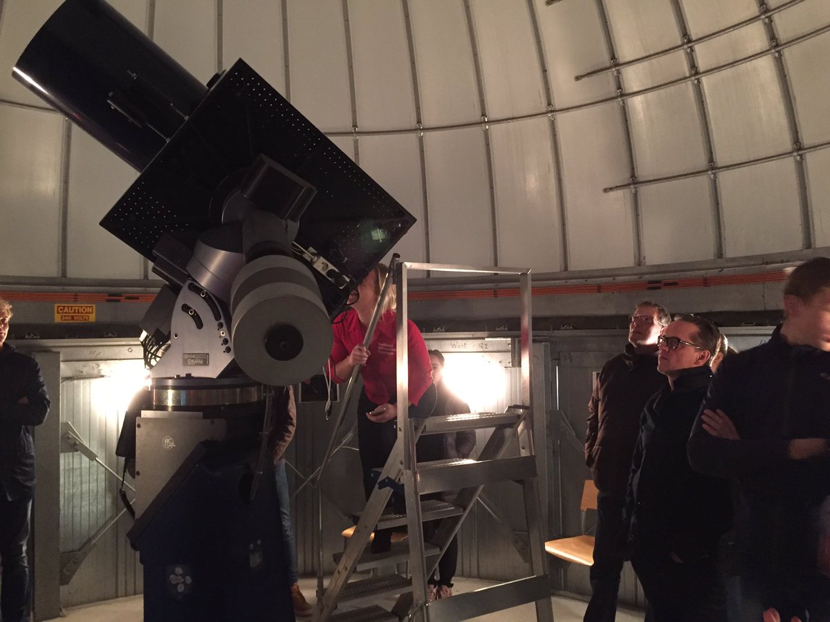 AstroRoque's tweet photo. A few pics from the visit to the optical observatory @RUastro
#RUopenday @Radboud_Uni https://t.co/YpJ9miLSOZ