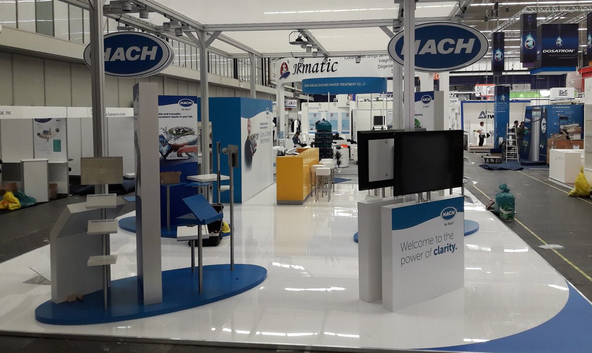 hachNL's tweet image. The lights are out, the instruments are packed, to all good things comes an end. See you in 2019 @Aquatech #wateranalyes #procesautomation
