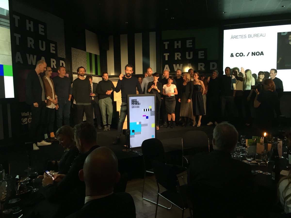 Bureaubizdk's tweet photo. Årets bureau: & Co. / NoA #trueaward https://t.co/8Jc0cn6rVb
