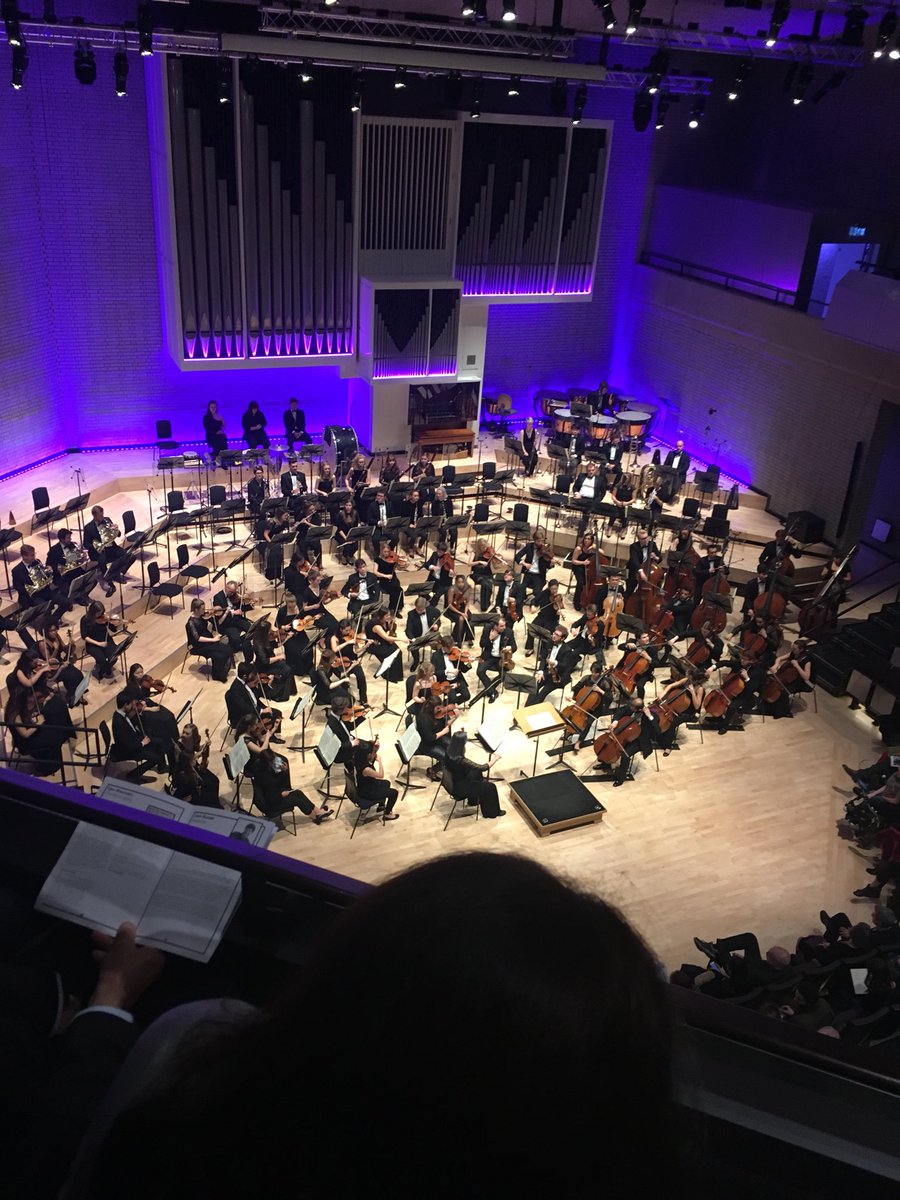 AliceFViolin's tweet photo. Amazing first half from @RNCMvoice symphony orchestra!! Cannot waitttt for The Rite of Spring coming up 🎉🎉 https://t.co/MQMdSAH3su