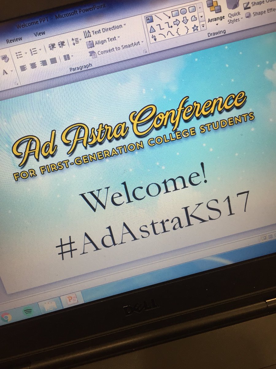 shockersuccess's tweet image. Exited to kick off the second-annual Ad Astra Conference in 30 minutes! #AdAstraKS17 #FGenFriday