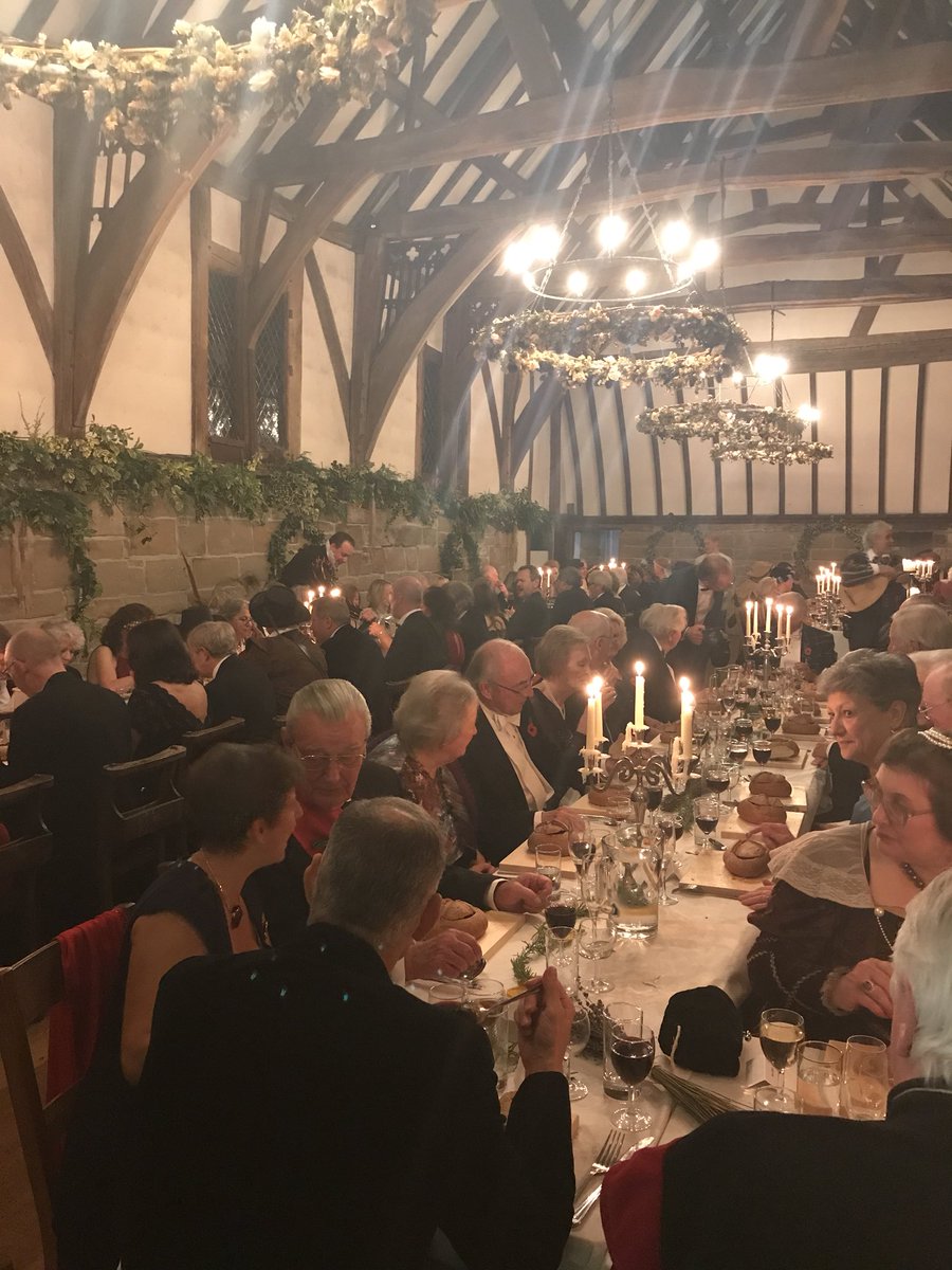 LordLeycester's tweet image. The Lord Leycester King James I Banquet has begun, kicking off Warwick’s King James Festival in spectacular fashion!🎭🤹🏼‍♂️🎻🎺🏰