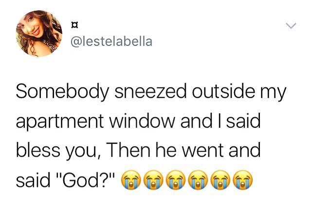 WORLDSTAR's tweet photo. GOD?! 😂💀 https://t.co/BqW9NREF0U