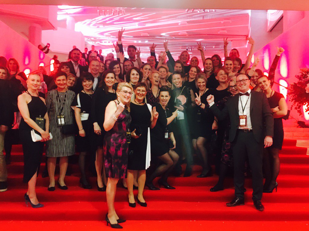 LuonaOy's tweet photo. Barona Group Gala 2017: Luona is the proud winner in Social impact category! Amazing job #luonalaiset #luonaote https://t.co/2L9cdrfnOw