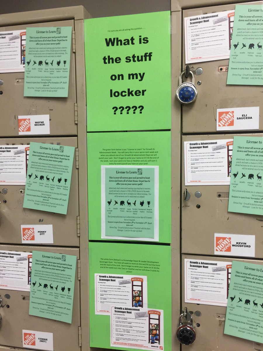 HomeDepot2739's tweet photo. Growth &amp; Development week has begun in Bay City!! #d244grow&amp;learn #licensetolearn @amytlawrence1 @Bolton_Tara @hmf9178 https://t.co/PvUJdbfTdc