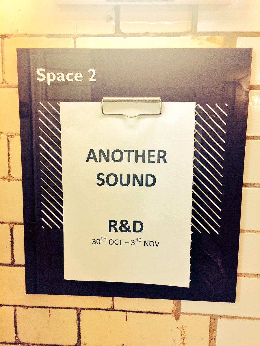 clark_twit's tweet photo. A brilliant thigh-slapping R&amp;D on 'Another Sound' with @PolinaKalinina @MGCfutures @JerwoodSpace https://t.co/JlcROqJKXj