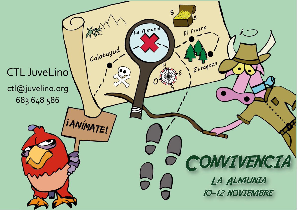 vacalina's tweet photo. Nos vamos de convivencia toda la info aquí:
Folleto: https://t.co/113OSHMSq5
Inscripción: https://t.co/fo1CWB1k7r
#ConviJuve17 https://t.co/Xk6bYkZJr1