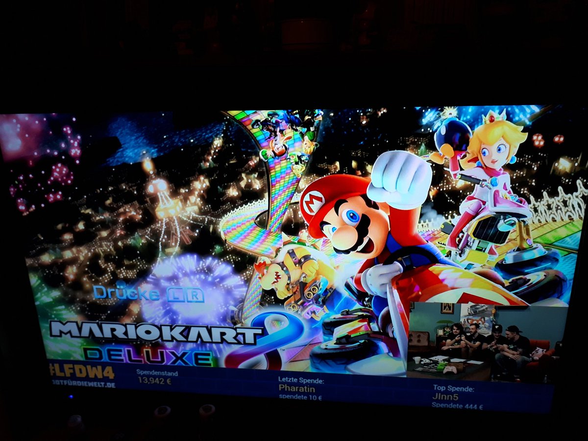 M3XXXX_'s tweet photo. #LFDW4 #LFDW2017 #charitystream #MarioKart #Switch #fürdengutenzweck #bestecomunity https://t.co/xNWoQ3pYnf