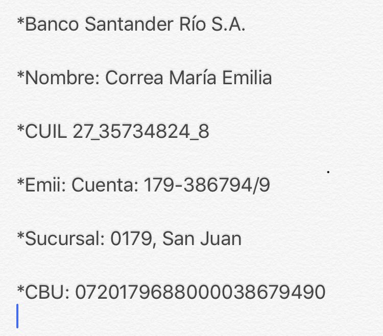 salvinamusica's tweet photo. Vamos $930.000🎶🎵🎶 Estoy feliz! Emi va a poder señar y encargar la pierna cuando lleguemos al millón! Porfa muuuchos RT! 😄😄😄 https://t.co/7KidUWpxVB