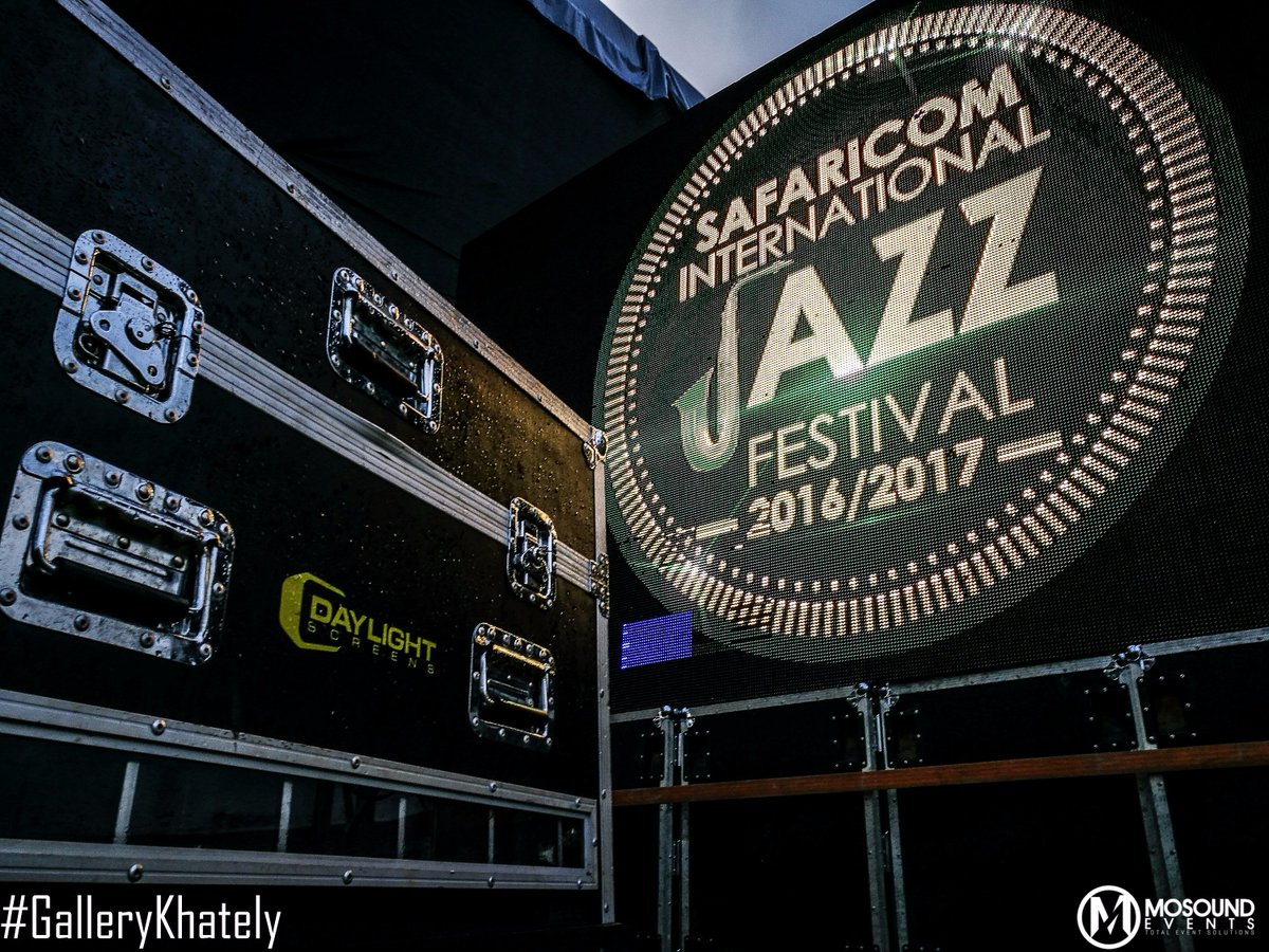 GalleryKhately's tweet photo. Stage Set for Music that moves you. #SafaricomJazz 2016/2017 #MoSound #GalleryKhately https://t.co/Jg8K9eGxDE