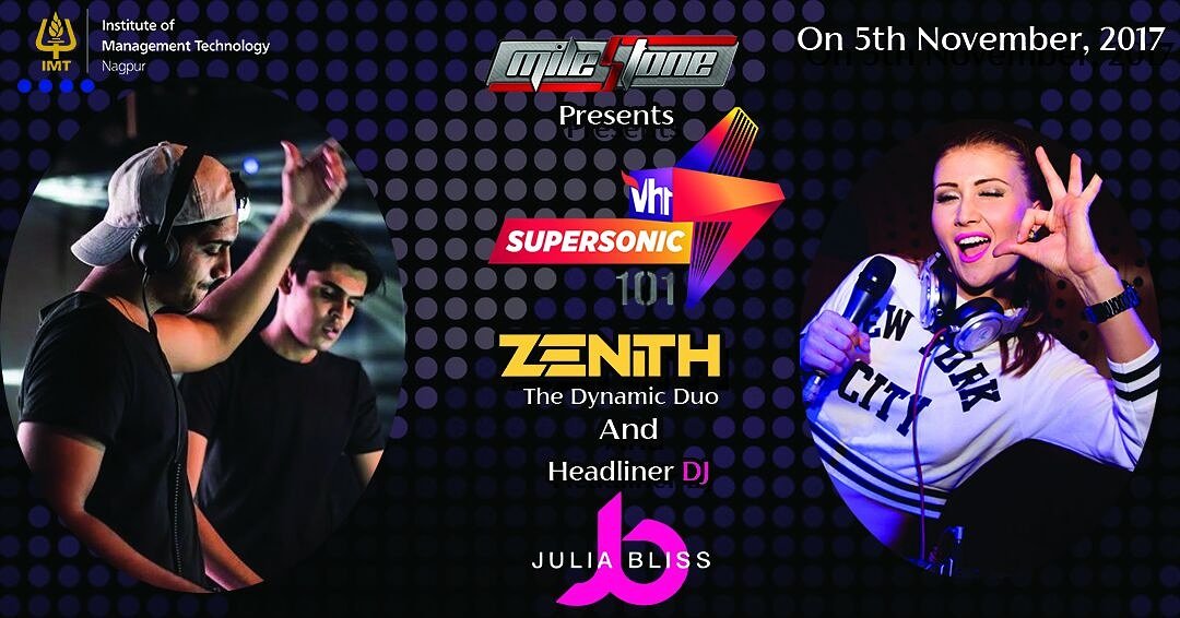 Get ready to witness the biggest showdown on 5th of November 2017 at IMT Nagpur. <a href="/Milestone35/">Milestone35</a> <a href="/Vh1Supersonic/">Vh1 Supersonic</a>  <a href="/JuliaBlissActor/">Julia Bliss</a> <a href="/zenithaudio/">Z</a>
