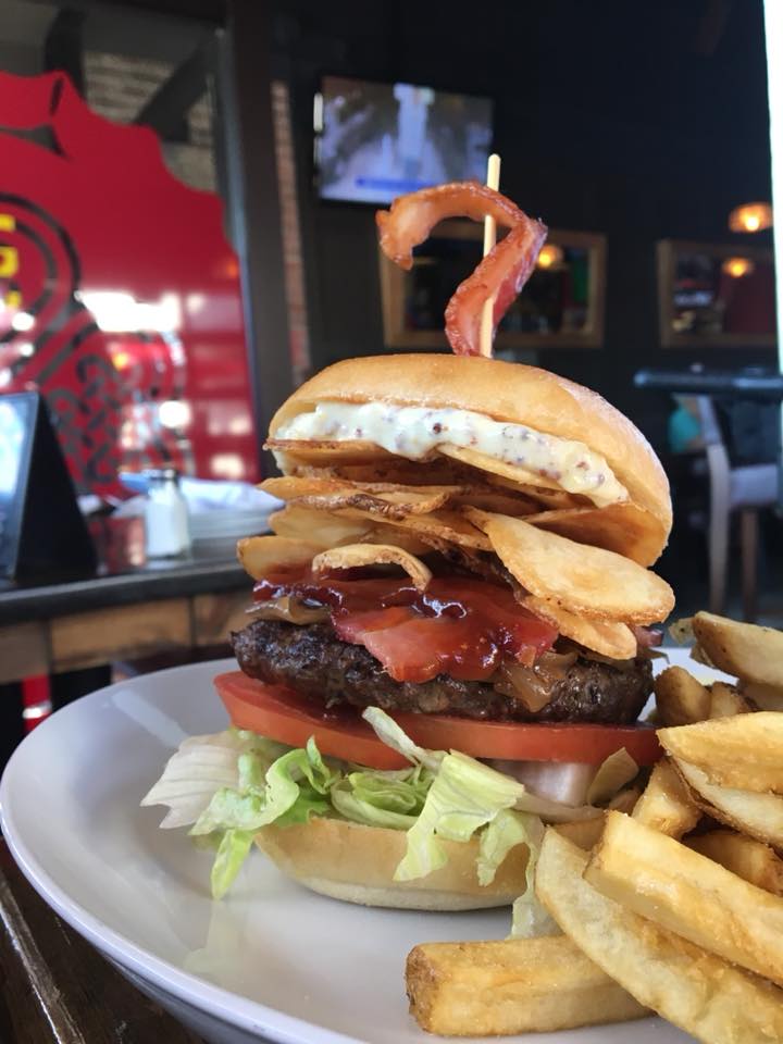 Meet the Flagship Bacon Burger. Because everything's better with bacon. 🍔🥓#HappyFriday