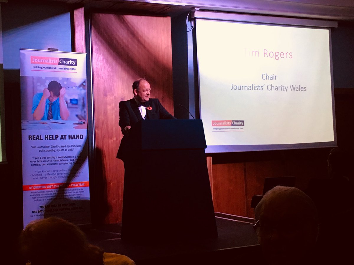 .<a href="/WalesJournoCh/">Journalists' Charity</a> Chairman Tim Rogers opening this evening’s #event - An Evening with John Sergeant <a href="/Village_Hotels/">Village Hotels</a> <a href="/askar_Comtek/">Askar Sheibani</a> #NWales