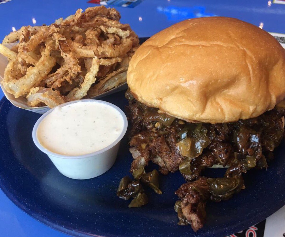 BlueSkyLubbock's tweet photo. Highlighting our Blue Sky Texas Cheesesteak with grilled onions &amp; jalapeños for #NationalSandwichDay! 😎 #lubbock https://t.co/oeN41FkC5R