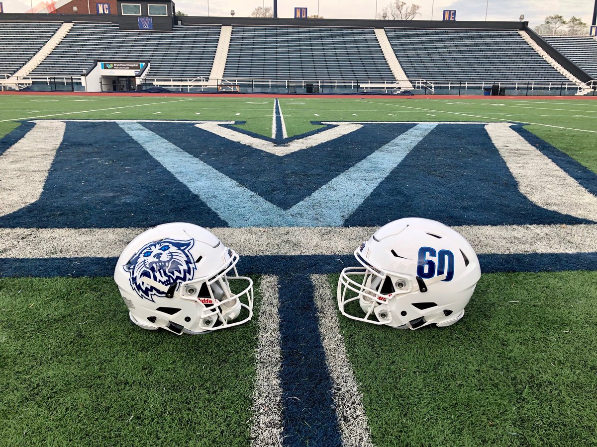 NovaFootball's tweet photo. New lids for tomorrow’s white out game vs. Richmond ⚪️⚪️ https://t.co/pAOxTw1yR3