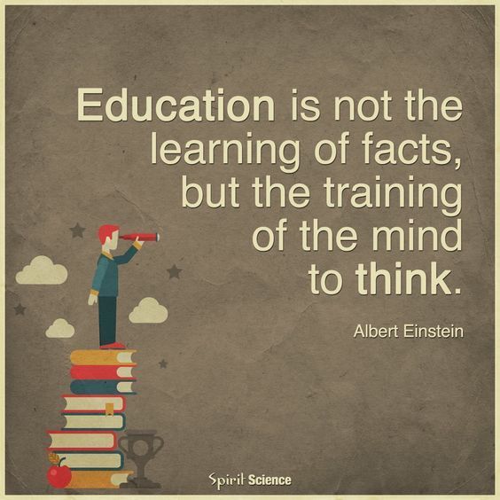 ijukes's tweet photo. Education is not the learning of facts... https://t.co/q1LUBBbFZ1
