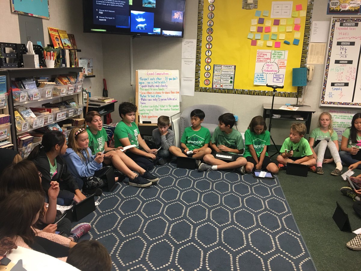 BW5Cherry's tweet photo. These students had a high level discussion during our grand conversation today!! #bwbobcats https://t.co/nJtTzyux02