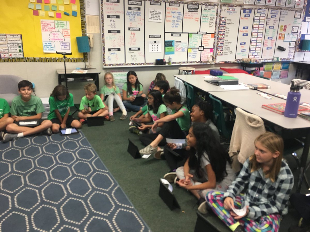 BW5Cherry's tweet photo. These students had a high level discussion during our grand conversation today!! #bwbobcats https://t.co/nJtTzyux02