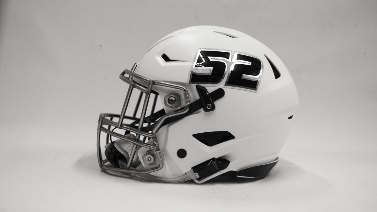Hudl_Tucker's tweet photo. Close up of this week’s helmet honoring Nicholas Turner.

His actual signature and number will be displayed on each @NWBearcatsFB helmet. https://t.co/j48vAS87XI