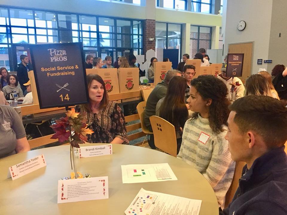 Thanks to the .@YWCAMcLean &amp;.@McHistoryMuseum for providing pros to help  students understand careers with non-profits/social service@PWP.
