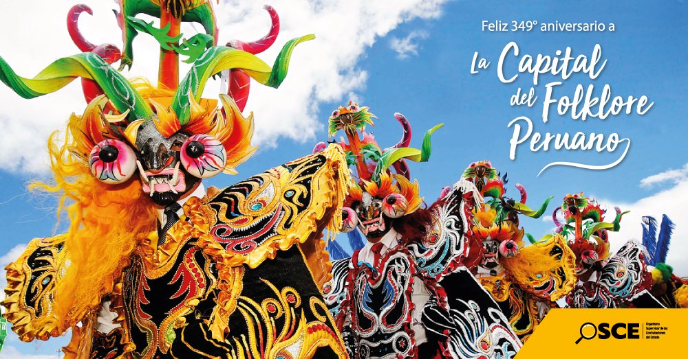 OECEPeru's tweet image. #OSCEPerú ¡Feliz 349° aniversario Puno!