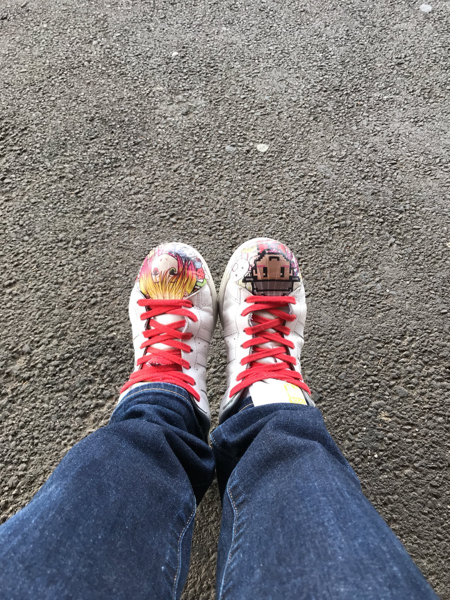 Japandaman71's tweet photo. Am I weebing right? #weebnation #adidas #anime #weeblyfe #madfest #madman https://t.co/UKw4F9XnW1
