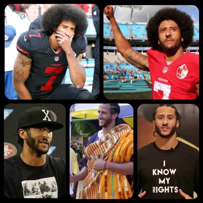 Happy birthday to  Colin Kaepernick. I kneel with you 