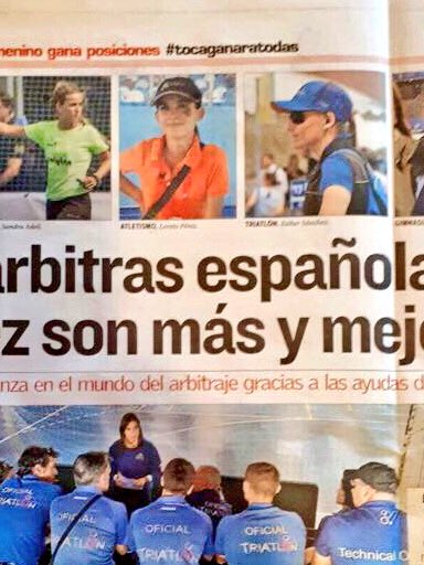 El #Triatlon vuelve a estar presente en @AS_masdeporte con el apoyo de <a href="/iberdrola/">Iberdrola</a> 
¡Protagonistas las Oficiales!#EstherSanchez 👏👏👏