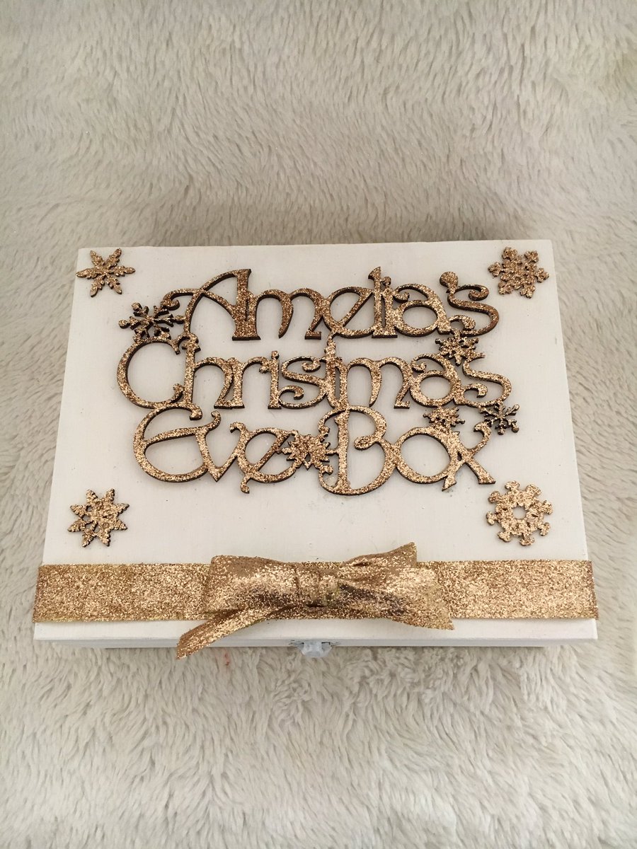BespokeBoux's tweet image. Wooden Christmas Eve Box £25.00 love this colour ⭐️✨