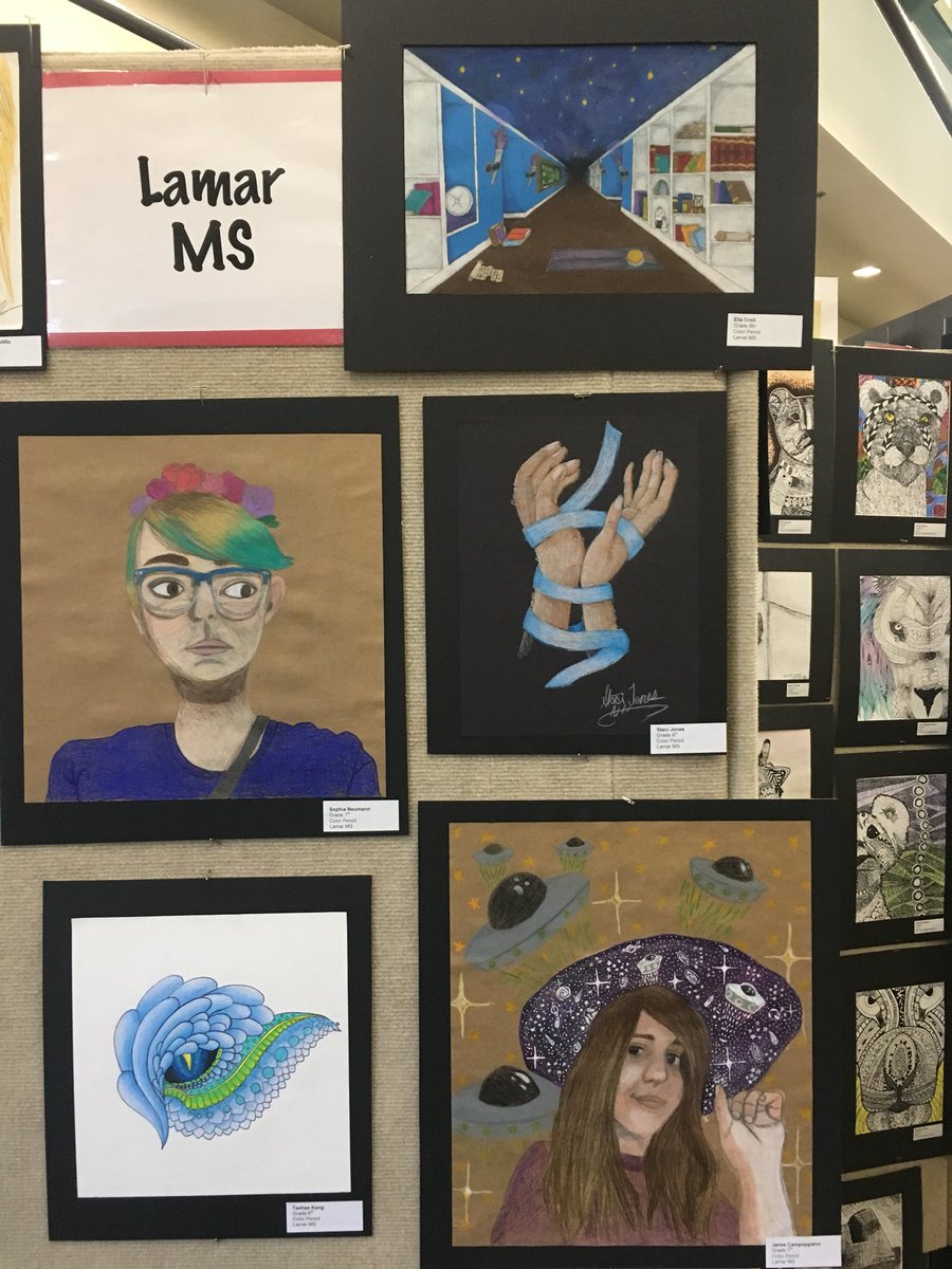 LamarMSart's tweet photo. FM Art Party!! Celebrating wonderful @LamarMS artists🎉 https://t.co/R2UNAhs22V