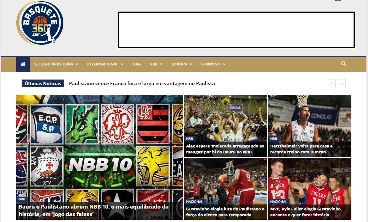 basquete_360's tweet photo. ESSE SITE BICHO 😍 Só matéria própria, foto, vídeo, design. Coberturas in loco. Especiais. Esse é o Basquete360, meus amigos! #LivingTheDream https://t.co/yNa9MvQatk