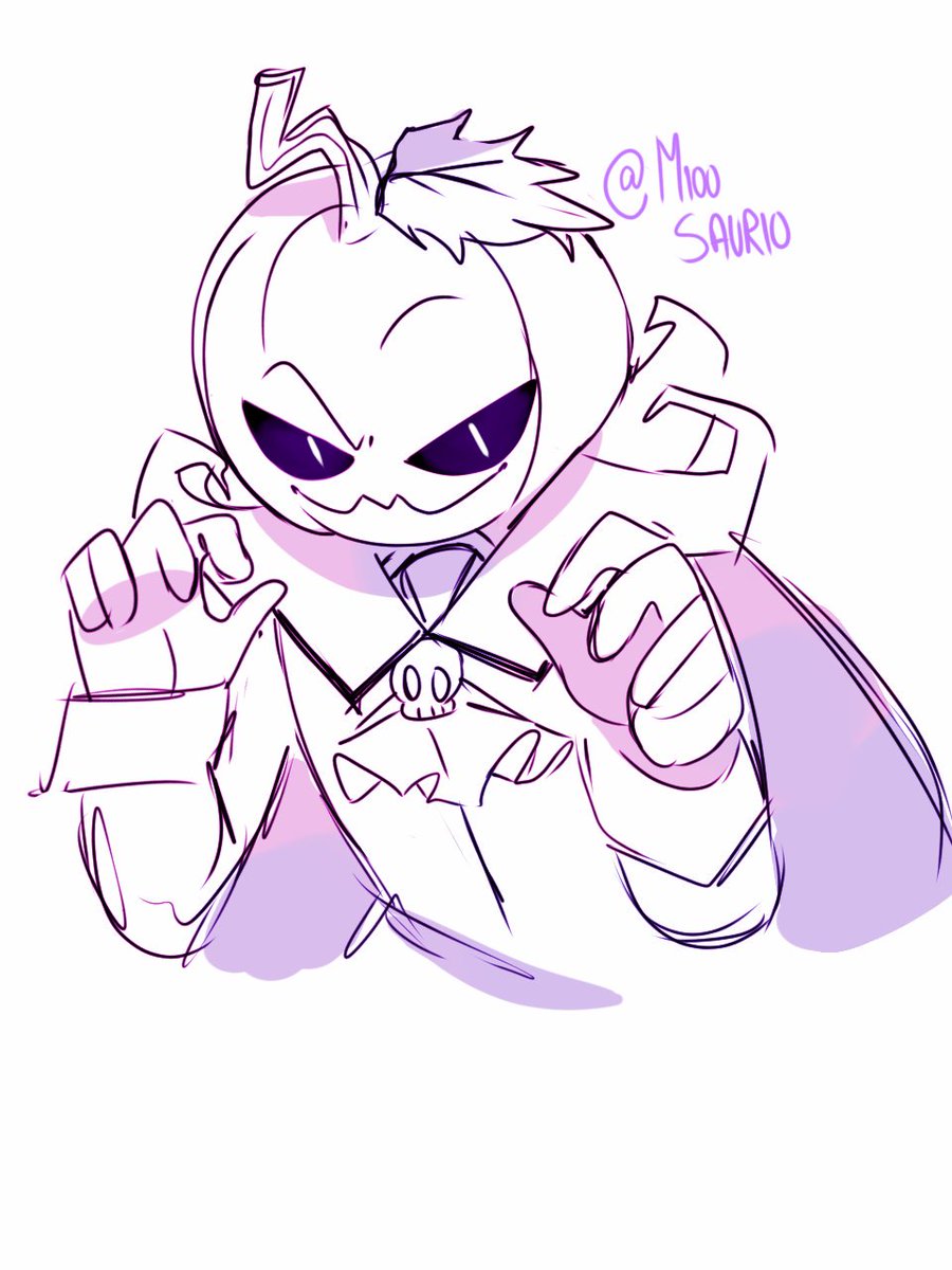 Mi00Saurio's tweet photo. Sketch de Calabacito 🎃 ✨✨ 
#FNAFHS https://t.co/JinsGvCpgV