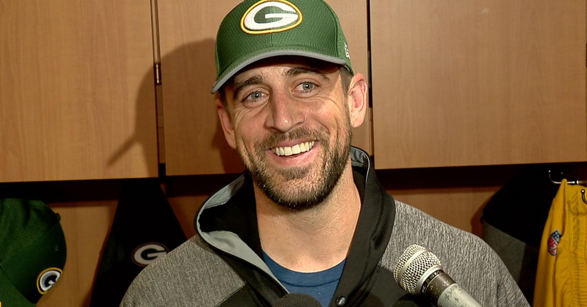 packers's tweet photo. #Packers QB Aaron Rodgers talks about his role while on IR + his chances of returning this season.

🎥: https://t.co/3svKZu6UbA https://t.co/ThIDp0vQoJ