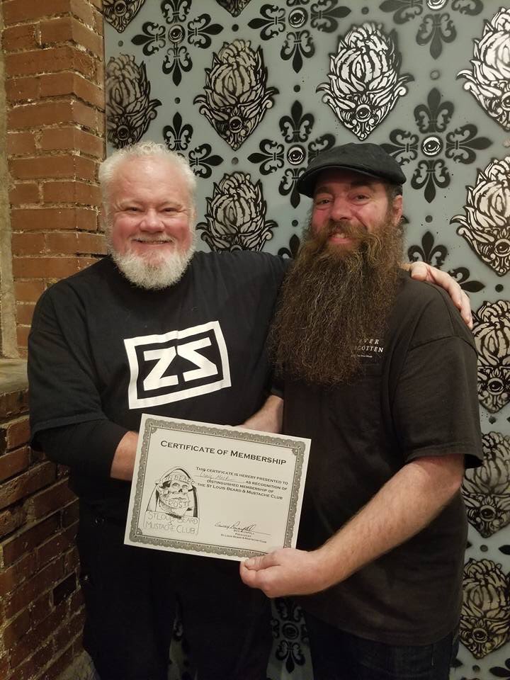 Welcoming one of our newest members, Craig #stl #newbie #newmember #welcome #stlnonprofit #showmeyourbeardstate #doitforcharity #501c3