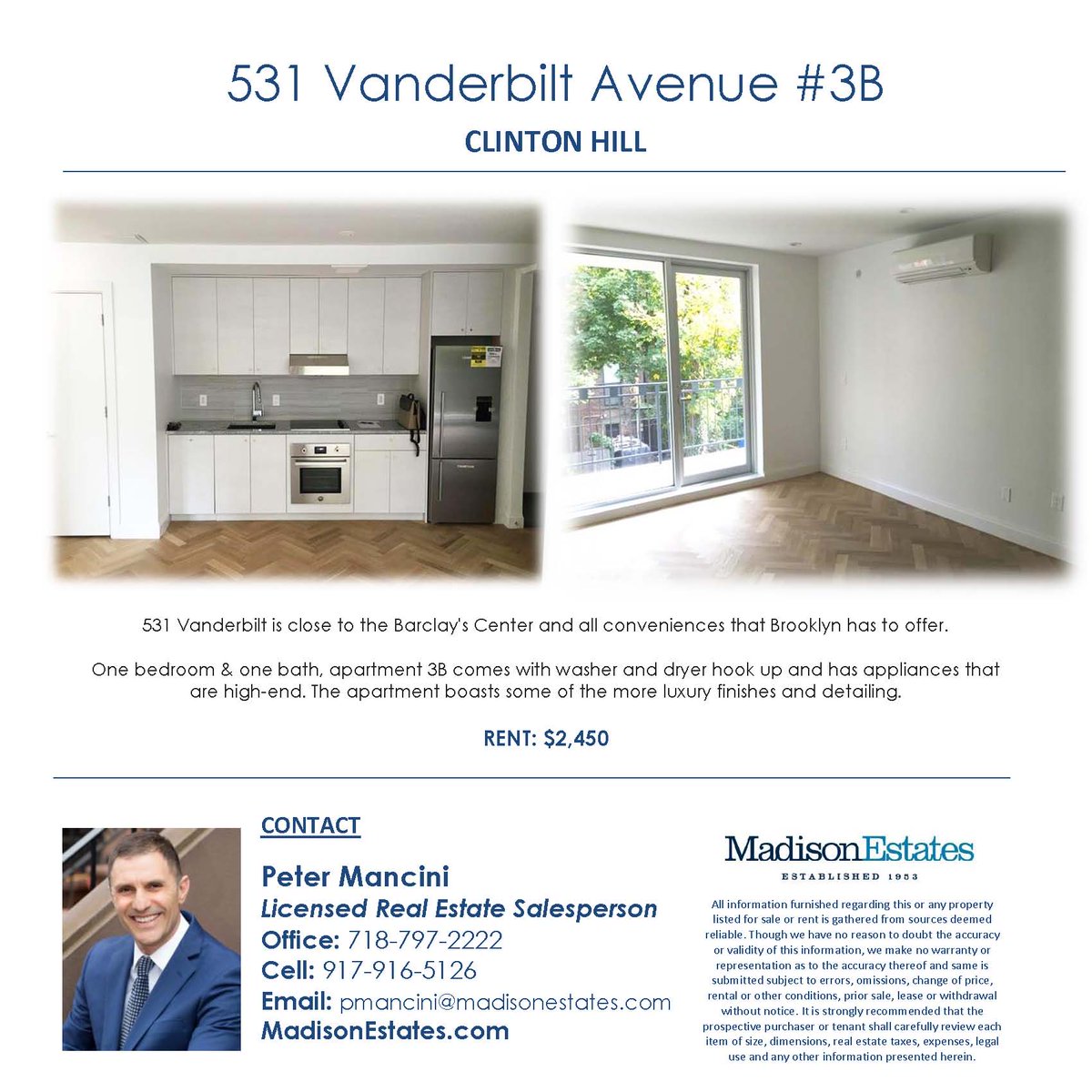 PeterMancini4's tweet photo. #petermancinire #rental #forrent #clintonhill #brooklyn #1bedroom #1bath https://t.co/aqiWNzB66i
