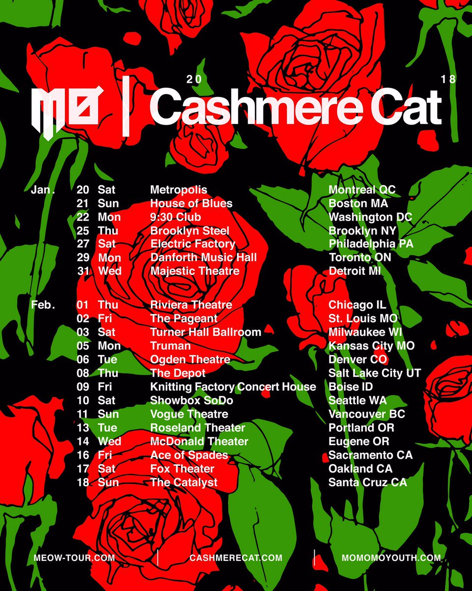 MOMOMOYOUTH's tweet photo. It’s here!!!! Tickets now on sale for MEØW TOUR with my buddy @cashmerecat! https://t.co/75YE9mr9Es✨🌹🐱🌹✨ https://t.co/sd1eXnyrB1
