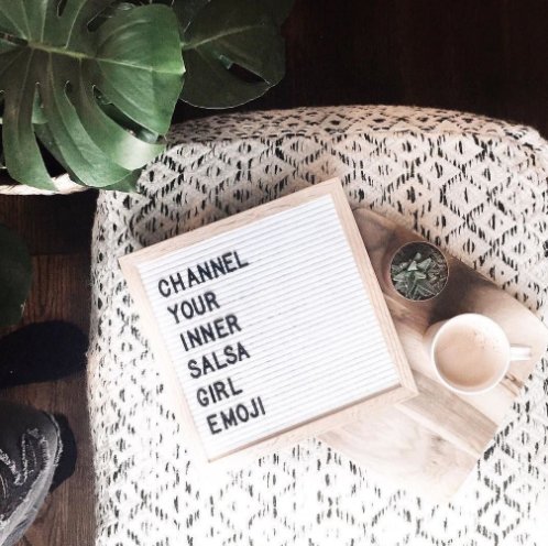 Heading into the weekend like💃🏻💃🏼💃🏾💃🏿 #FridayFeeling via <a href="/letterfolk/">Letterfolk</a> &amp; @briannachristibraun