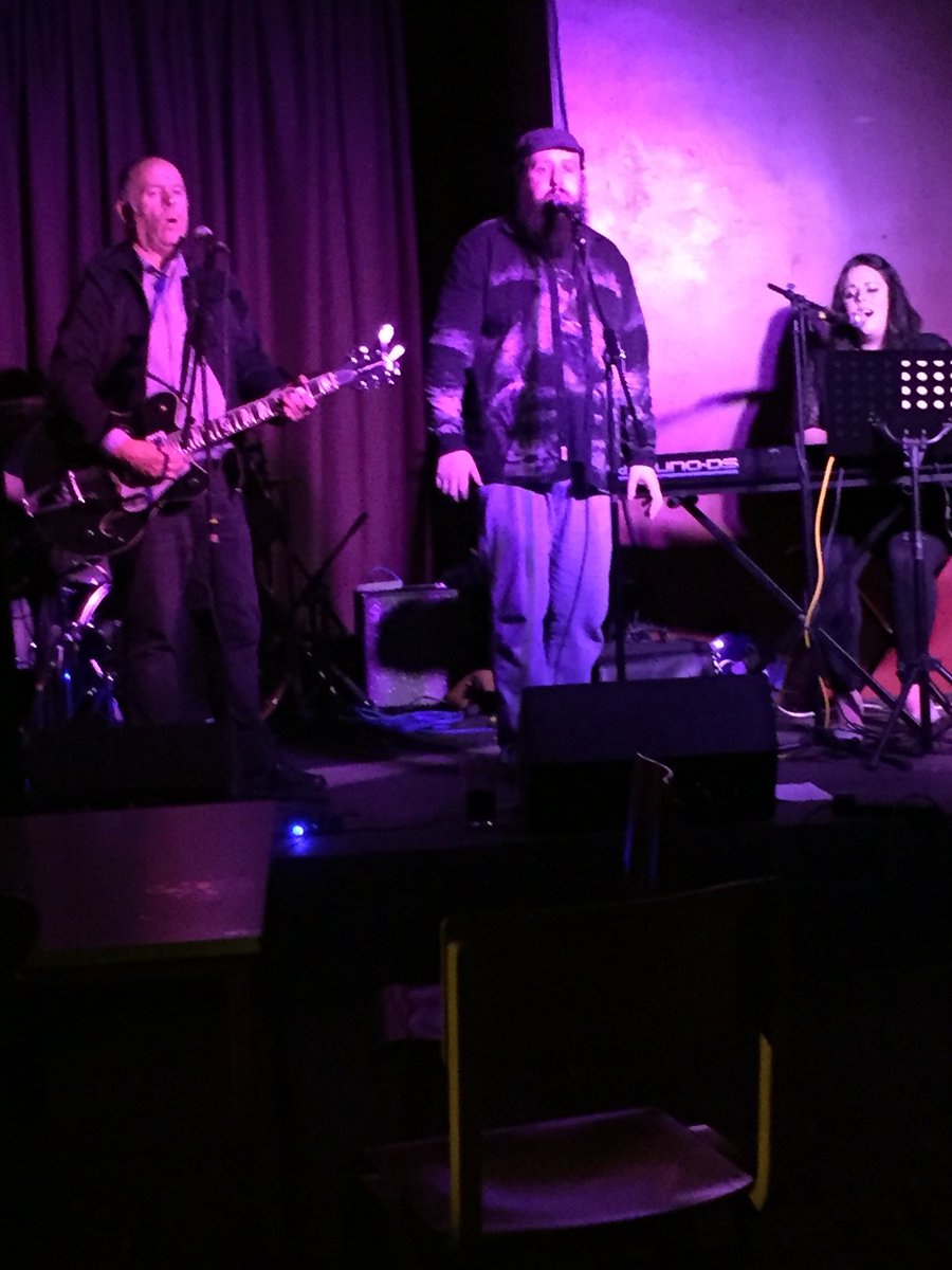 TASCharity's tweet photo. Coombe Street singing in support of #TASC at #TheTin Coventry. Family band, dad the guitarist is a paramedic. https://t.co/LiXchia6FR