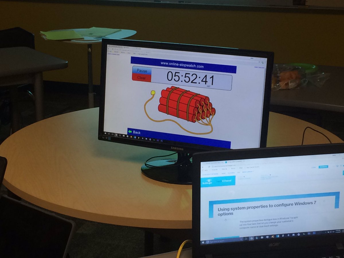 EFHS TSA members competed in the Cyber Patriot competition today. Round 1 - complete!!