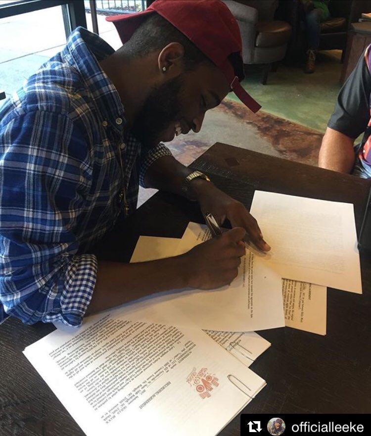 Today, We give our Teammate <a href="/OFFICIALLEEKE/">Leeke</a> a special Congratulations shout out, as he’s  signed a DEAL with Skillz Block Entertainment😎💪🏼🎙🔥💯