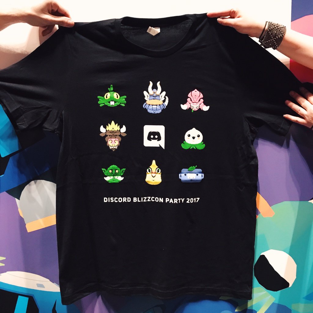Mekaniker Poesi cerebrum Discord on X: "Early bird catches the exclusive t-shirt. First 500 people  at our BlizzCon party tonight will get this rare tee 🐥  #discordblizzconparty https://t.co/rFJP9TK2nN" / X