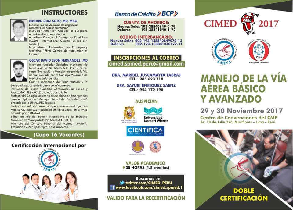 Curso pre Congreso
Con EMIVA