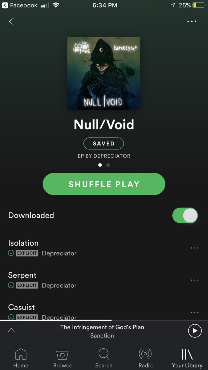 Our side of the Null/Void split is now on Spotify, Apple Music, Bandcamp, and more :)