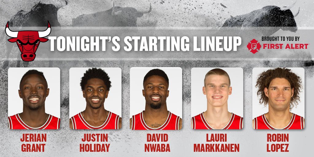 chicagobulls's tweet photo. Let's get it! The #Bulls tip off now in Orlando!

📺 : @WGNTV 
📻 : @wlsam890 
🖥 : https://t.co/5Rfr6jMgh9 https://t.co/mwDxNmLgHI